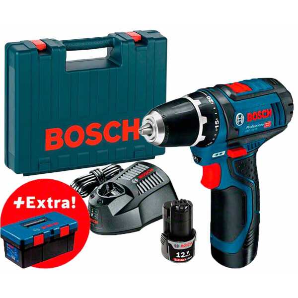 Аккумуляторная дрель-шуруповерт Bosch GSR 12V-15 + з/у GAL 1230 CV + 2 акб GBA 12V 2Ah + чемодан + ящик PRO (0615990L28)
Аккумуляторная дрель-шуруповерт Bosch GSR 12V-15 + з/у GAL 1230 CV + 2 акб GBA 12V 2Ah + чемодан + ящик PRO (0615990L28)