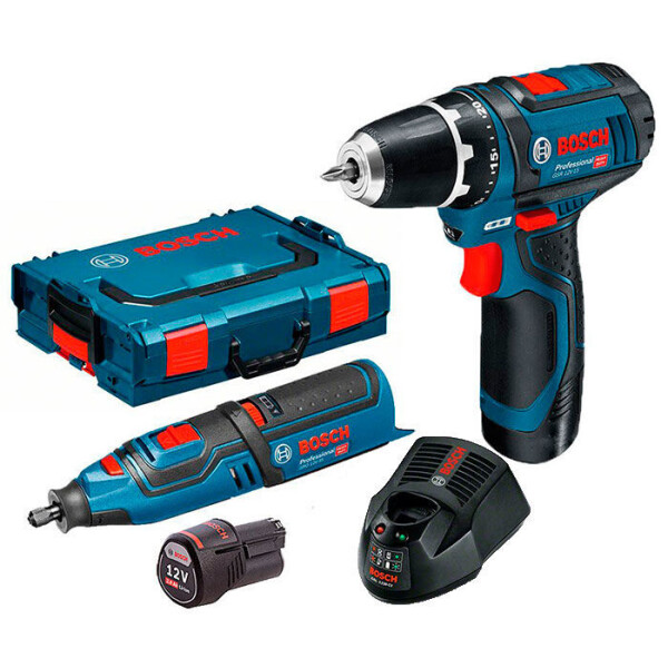 Набор Bosch шуруповерт GSR 12V-15 + бормашина GRO 12V-35 + з/у GAL 1230 CV + 2 x акб GBA 12V 2 Ah + L-boxx (06018681SB)
Набор Bosch шуруповерт GSR 12V-15 + бормашина GRO 12V-35 + з/у GAL 1230 CV + 2 x акб GBA 12V 2 Ah + L-boxx (06018681SB)