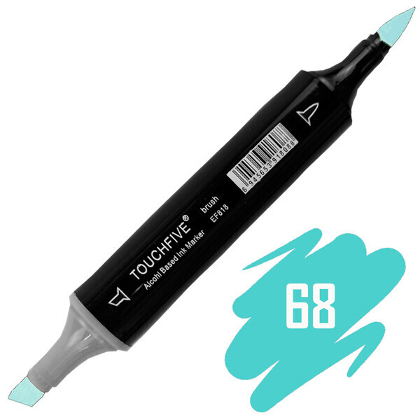 Маркер-кисть двусторонний TOUCHFIVE BRUSH №68 Turquoise Blue (Синий бирюзовый) (BRTF2209-68)
Маркер-кисть двусторонний TOUCHFIVE BRUSH №68 Turquoise Blue (Синий бирюзовый) (BRTF2209-68)