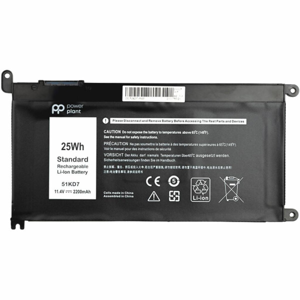 Аккумулятор для ноутбука DELL Chromebook 3180 (51KD7) 11.4V 2200mAh PowerPlant (NB441266)
Аккумулятор для ноутбука DELL Chromebook 3180 (51KD7) 11.4V 2200mAh PowerPlant (NB441266)