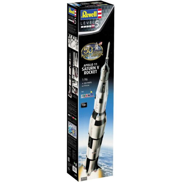Сборная модель Revell Ракета-носитель СатурнV миссии Аполлон 11 уровень 5, 1:96 (RVL-03704)
Сборная модель Revell Ракета-носитель СатурнV миссии Аполлон 11 уровень 5, 1:96 (RVL-03704)