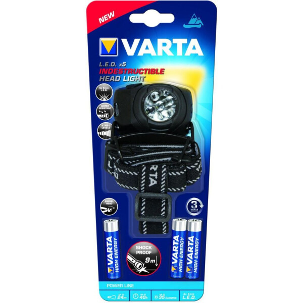 Фонарь Varta Indestructible Head Light LED*5 3*AAA (17730101421)
Фонарь Varta Indestructible Head Light LED*5 3*AAA (17730101421)
