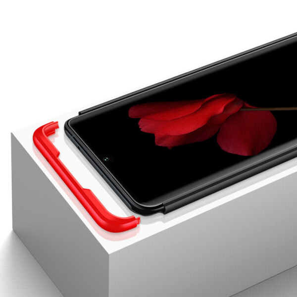 Пластиковая накладка GKK LikGus 360 градусов для Xiaomi Mi Note 10 Pro Черный / Красный (75123720)