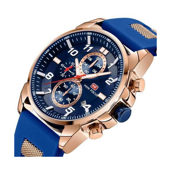 Часы Mini Focus MF0268G.01 Blue-Cuprum
