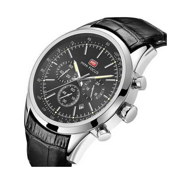 Часы Mini Focus MF0116G.03 Black-Silver-Black