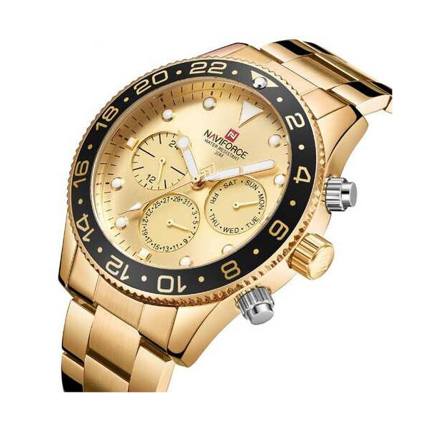 Часы Naviforce NF9147 Gold-Black