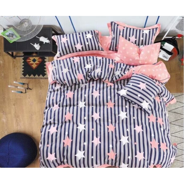 Постельное белье CottonTwill Сатин Звезды на полосках 1.5-спальный Синий с розовым 145x215 см
Постельное белье CottonTwill Сатин Звезды на полосках 1.5-спальный Синий с розовым 145x215 см
