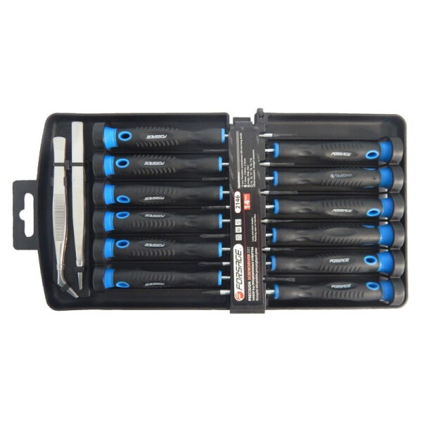Набор отверток ювелирных с пинцетом, 14пр. (SL 1.5, 2.0, 2.5 PH: 00, 0, 1 TORX: T5, T6, T7, T8, T9 ,, F-2146 FORSAGE
Набор отверток ювелирных с пинцетом, 14пр. (SL 1.5, 2.0, 2.5 PH: 00, 0, 1 TORX: T5, T6, T7, T8, T9 ,, F-2146 FORSAGE