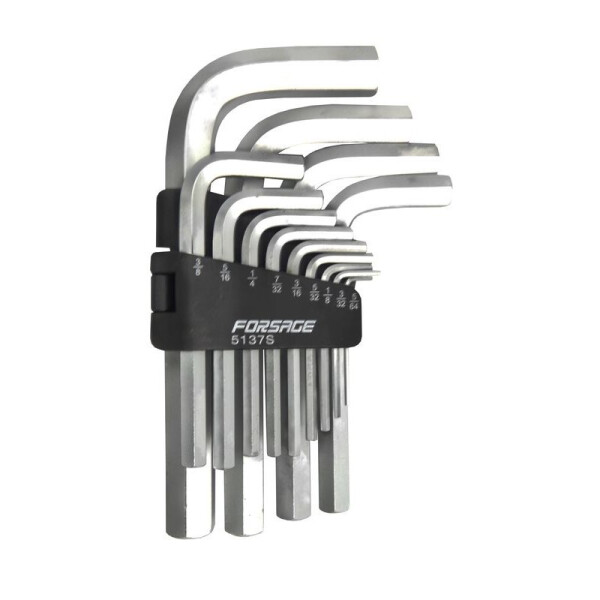 Набор ключей Г-образных 6-играемых, 13пр. 1/16", 5/64", 3/32", 1/8", 5/32", 3/16", 1/4", 5/16", 3/8 " ,, F-5137S FORSAGE
Набор ключей Г-образных 6-играемых, 13пр. 1/16", 5/64", 3/32", 1/8", 5/32", 3/16", 1/4", 5/16", 3/8 " ,, F-5137S FORSAGE