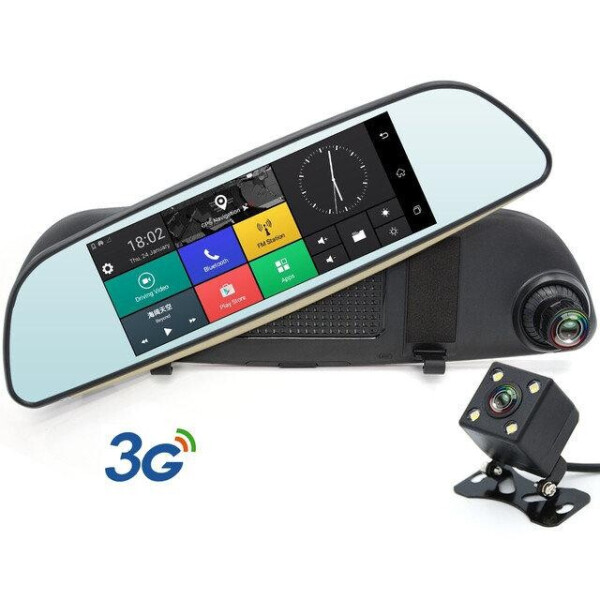 Автомобильный видеорегистратор зеркало DVR 570 Android 5.0 DV570 с камерой заднего вида, Wi-Fi, GPS, 3G, Bluetooth
Автомобильный видеорегистратор зеркало DVR 570 Android 5.0 DV570 с камерой заднего вида, Wi-Fi, GPS, 3G, Bluetooth