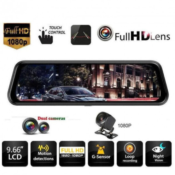 Видеорегистратор DVR E-92+ Full Hd 1080 авторегистратор-зеркало заднего вида с двумя камерами
Видеорегистратор DVR E-92+ Full Hd 1080 авторегистратор-зеркало заднего вида с двумя камерами