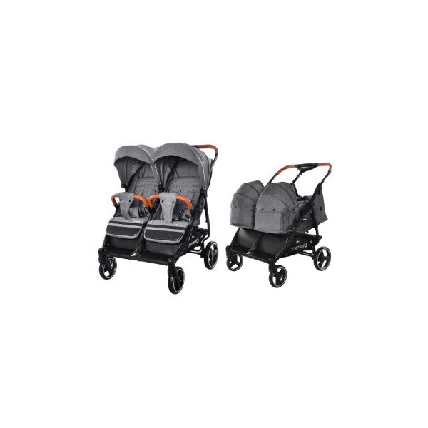 Коляска прогулочная CARRELLO Connect CRL-5502/1 Ink Gray для двойни, c переноской, в льне /1/ MOQ
Коляска прогулочная CARRELLO Connect CRL-5502/1 Ink Gray для двойни, c переноской, в льне /1/ MOQ