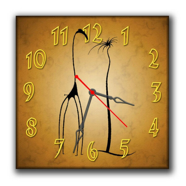 Квадратные настенные часы Aim Жираф, 30х30 см
Квадратные настенные часы Aim Жираф, 30х30 см