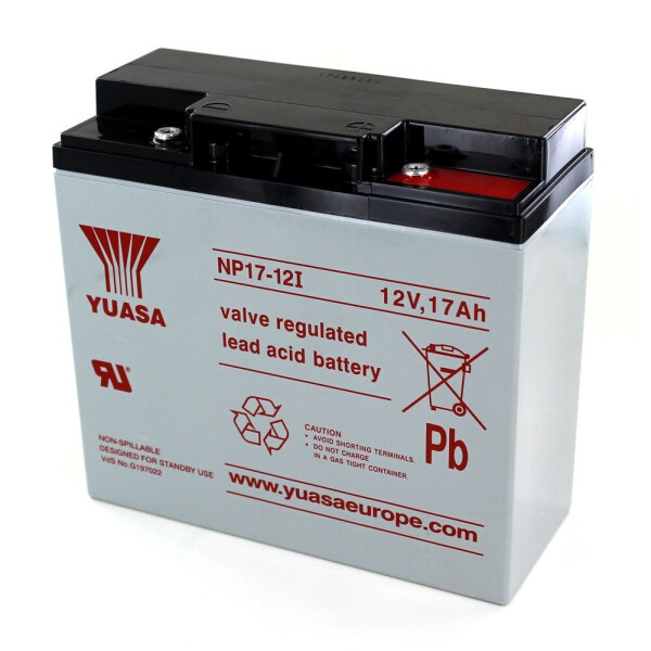 Аккумуляторная свинцово-кислотная батарея для ИБП Yuasa NP17-12IFR 12V 17Ah (181х76х167) 6.1кг
Аккумуляторная свинцово-кислотная батарея для ИБП Yuasa NP17-12IFR 12V 17Ah (181х76х167) 6.1кг