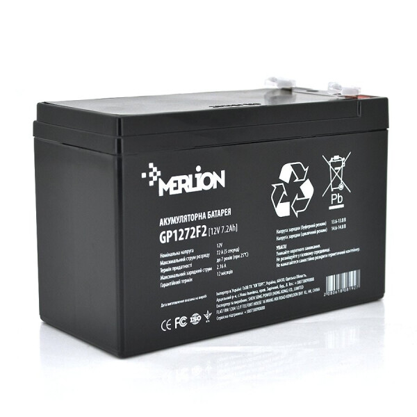 Аккумуляторная батарея MERLION AGM GP1290F2 12 V 9 Ah ( 150 x 65 x 95 (100) ) Black Q10
Аккумуляторная батарея MERLION AGM GP1290F2 12 V 9 Ah ( 150 x 65 x 95 (100) ) Black Q10