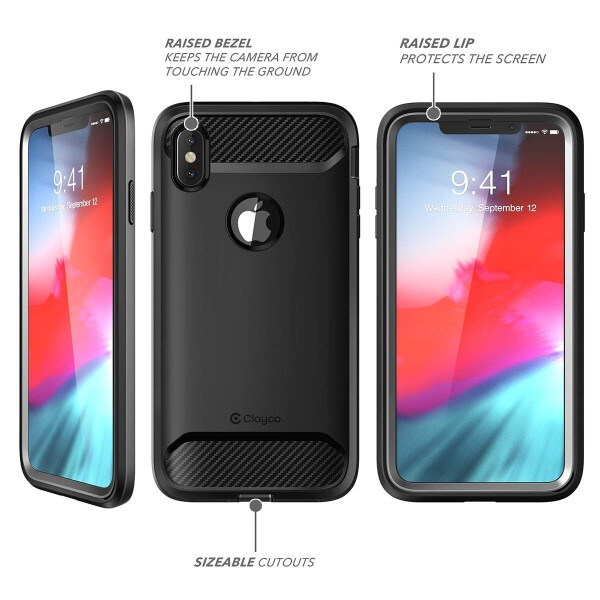 Чехол противоударный с защитой экрана Clayco Xenon Black для Iphone XS Max + защитная пленка
Чехол противоударный с защитой экрана Clayco Xenon Black для Iphone XS Max + защитная пленка
