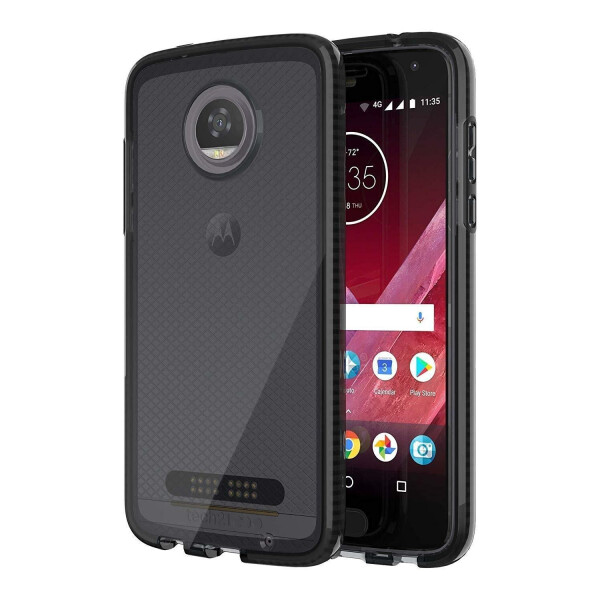 Противоударный чехол силиконовый прозрачный Tech21 Evo Check для Motorola Moto Z2 Play Smokey Black
Противоударный чехол силиконовый прозрачный Tech21 Evo Check для Motorola Moto Z2 Play Smokey Black