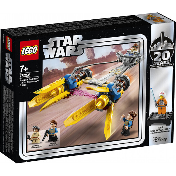 Конструктор LEGO Star Wars Гоночный под Энакина - выпуск к 20-летнему юбилею 279 деталей (75258)
Конструктор LEGO Star Wars Гоночный под Энакина - выпуск к 20-летнему юбилею 279 деталей (75258)