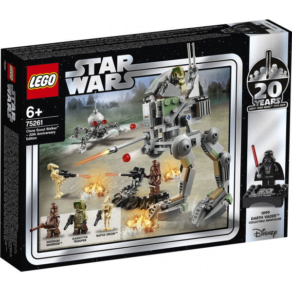 Конструктор LEGO Star Wars Шагоход-разведчик клонов: выпуск к 20-летнему юбилею (75261)
Конструктор LEGO Star Wars Шагоход-разведчик клонов: выпуск к 20-летнему юбилею (75261)