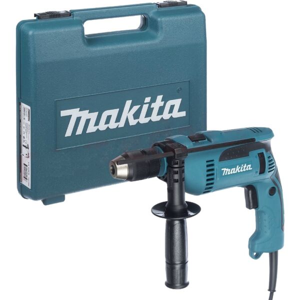 Дрель ударная Makita HP1641K + кейс + набор сверл по металлу HSS-R Promotion (25 шт.) (HP1641KX)
Дрель ударная Makita HP1641K + кейс + набор сверл по металлу HSS-R Promotion (25 шт.) (HP1641KX)