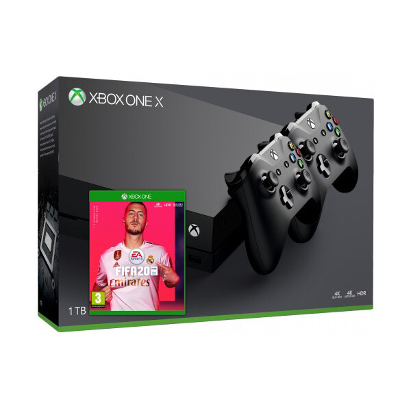 Microsoft Xbox One X 1Tb + FIFA 20 (русская версия) + доп. Wireless Controller with Bluetooth (Black)
Microsoft Xbox One X 1Tb + FIFA 20 (русская версия) + доп. Wireless Controller with Bluetooth (Black)