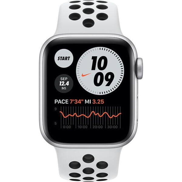 Смарт-часы Apple Watch Nike SE GPS, 40mm Silver Aluminium Case with Pure Platinum/Black Nike Sport Band (MYYD2)
Смарт-часы Apple Watch Nike SE GPS, 40mm Silver Aluminium Case with Pure Platinum/Black Nike Sport Band (MYYD2)