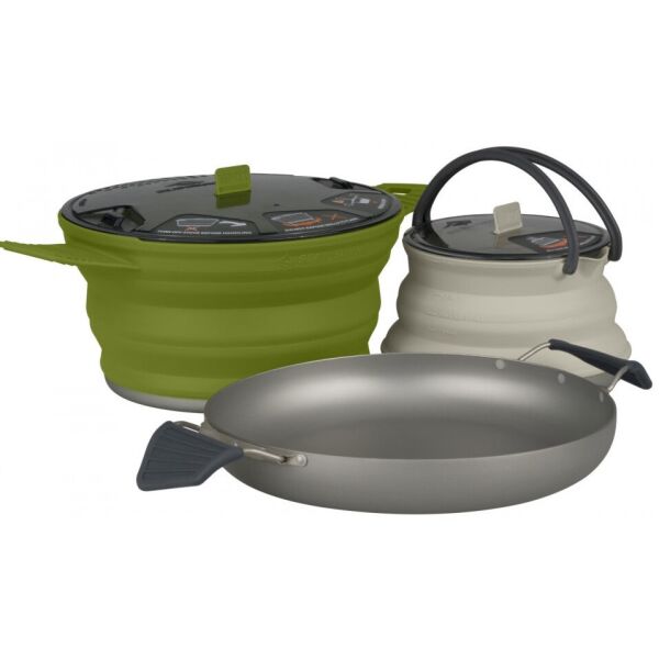 Набор посуды Sea To Summit X-Set 32 (Charcoal Pan, Olive Pot, Sand Kettle) (STS AXSET32CH)
Набор посуды Sea To Summit X-Set 32 (Charcoal Pan, Olive Pot, Sand Kettle) (STS AXSET32CH)