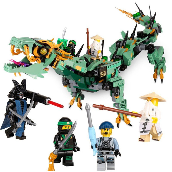 Конструктор Lepin Ninjsaga Механический Дракон Зелёного Ниндзя (06051)
Конструктор Lepin Ninjsaga Механический Дракон Зелёного Ниндзя (06051)