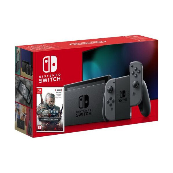 Nintendo Switch Gray (Upgraded version) + Игра The Witcher 3: Wild Hunt Complete Edition (русская версия)
Nintendo Switch Gray (Upgraded version) + Игра The Witcher 3: Wild Hunt Complete Edition (русская версия)