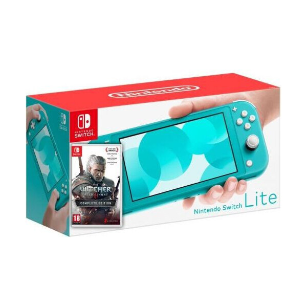Nintendo Switch Lite Turquoise + Игра The Witcher 3: Wild Hunt Complete Edition (русская версия)
Nintendo Switch Lite Turquoise + Игра The Witcher 3: Wild Hunt Complete Edition (русская версия)