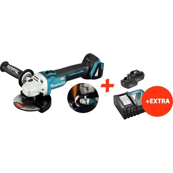 Аккумуляторная бесщеточная болгарка Makita DGA506Z+2 акк.18V 5 Ah+быстрозарядное ЗУ (DGA506RT2)
Аккумуляторная бесщеточная болгарка Makita DGA506Z+2 акк.18V 5 Ah+быстрозарядное ЗУ (DGA506RT2)
