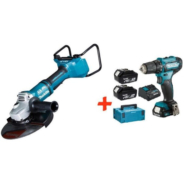 Аккумуляторная бесщеточная болгарка Makita DGA900Z+аккумуляторный шуруповерт Makita DF333DNX10 (DGA900REX10)
Аккумуляторная бесщеточная болгарка Makita DGA900Z+аккумуляторный шуруповерт Makita DF333DNX10 (DGA900REX10)