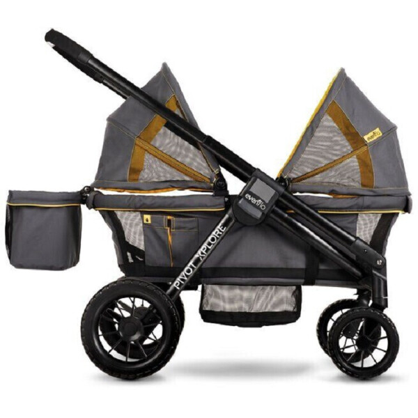 Детская коляска прогулочная Evenflo Pivot Xplore All-Terrain Stroller Wagon - Adventurer
Детская коляска прогулочная Evenflo Pivot Xplore All-Terrain Stroller Wagon - Adventurer