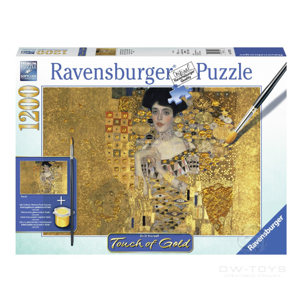 Пазл Ravensburger Золотая Адель Густав Климт 1200 элементов (RSV-199341) 
Пазл Ravensburger Золотая Адель Густав Климт 1200 элементов (RSV-199341)