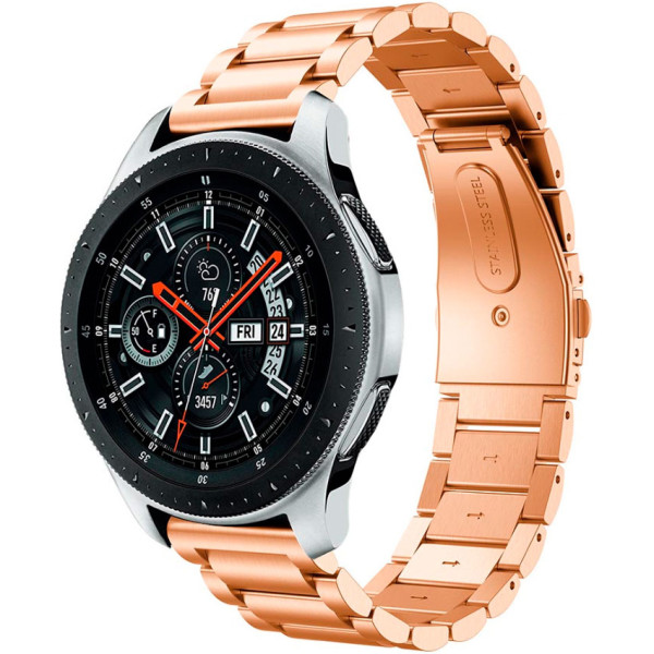 Металлический ремешок Watchbands Stainless Premium для Samsung Galaxy Watch 46mm Silver / Samsung Gear S3 - розово-золотой (WB006METALROSEGOLD46)
Металлический ремешок Watchbands Stainless Premium для Samsung Galaxy Watch 46mm Silver / Samsung Gear S3 - розово-золотой (WB006METALROSEGOLD46)