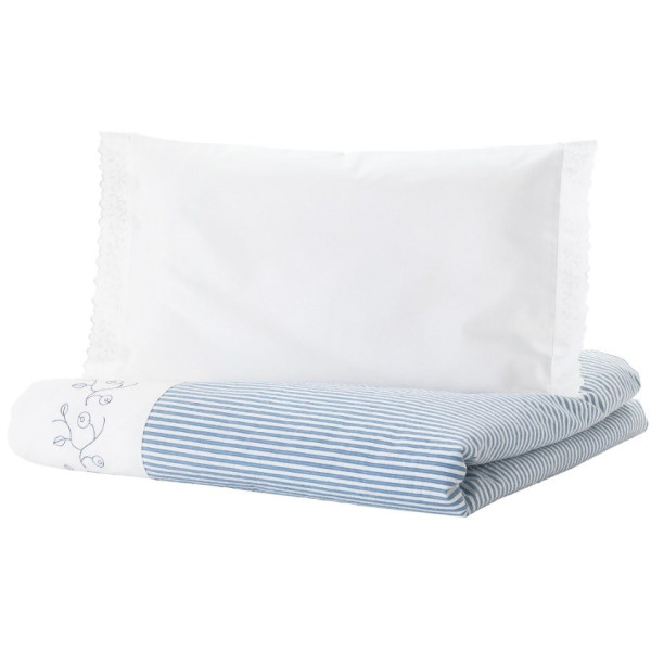 IKEA GULSPARV 110x125/35x55 см для детей пододеяльник / наволочка в полоску синий (104.270.64)
IKEA GULSPARV 110x125/35x55 см для детей пододеяльник / наволочка в полоску синий (104.270.64)