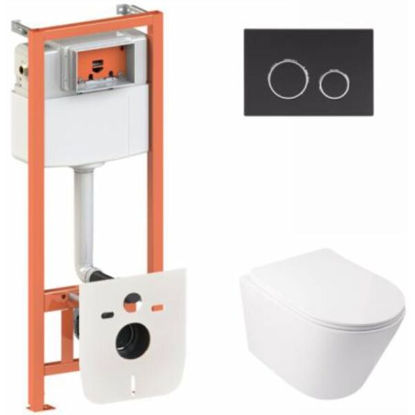 Набор Qtap Инсталляция 3 В 1 Nest Qt0133M425 С Панелью Смыва Круглой Qt0111M11V1146Mb + Унитаз С Сиденьем Swan Qt16335178W
Набор Qtap Инсталляция 3 В 1 Nest Qt0133M425 С Панелью Смыва Круглой Qt0111M11V1146Mb + Унитаз С Сиденьем Swan Qt16335178W