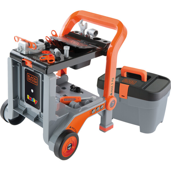 Игровой набор Smoby Toys Black+Decker Передвижная мастерская 3в1 с боксом и аксессуарами (360202)
Игровой набор Smoby Toys Black+Decker Передвижная мастерская 3в1 с боксом и аксессуарами (360202)