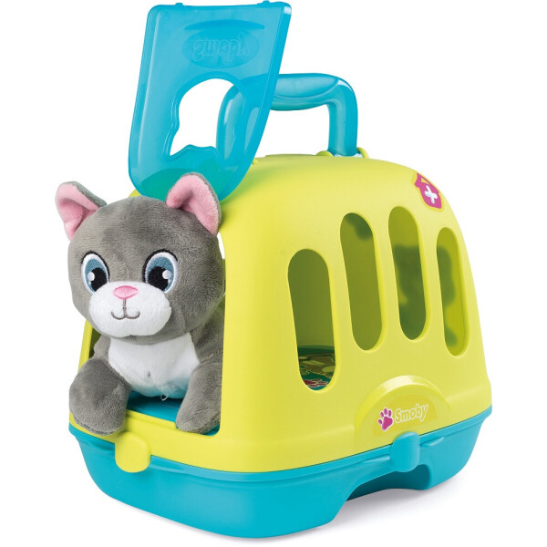 Игровой набор Smoby Toys Уход за котенком с кейсом и переноской, со звуковыми эффектами и аксессуарами (340300)
Игровой набор Smoby Toys Уход за котенком с кейсом и переноской, со звуковыми эффектами и аксессуарами (340300)
