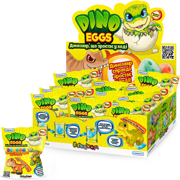 Растущая игрушка в яйце #sbabam Dino Eggs Динозавры (12 шт., в дисплее) (T110-2018-CDU)
Растущая игрушка в яйце #sbabam Dino Eggs Динозавры (12 шт., в дисплее) (T110-2018-CDU)