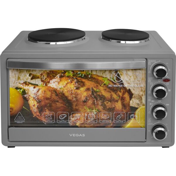 Электрическая печь Vegas VEOP-0838GR
Электрическая печь Vegas VEOP-0838GR