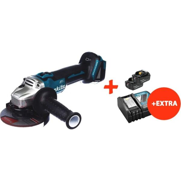 Аккумуляторная бесщеточная болгарка Makita DGA504Z+2 акк.18V 5 Ah+быстрозарядное ЗУ (DGA504RT2)
Аккумуляторная бесщеточная болгарка Makita DGA504Z+2 акк.18V 5 Ah+быстрозарядное ЗУ (DGA504RT2)