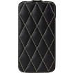 Vetti Craft Slim Flip Lenovo A390 Diamond Series Black