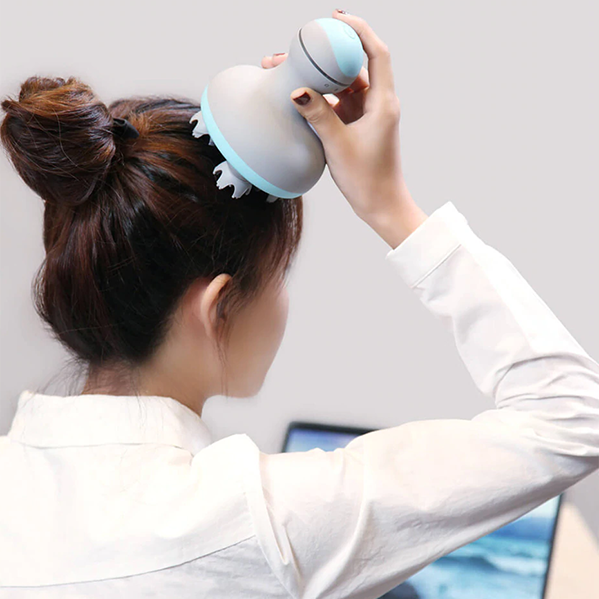 Массажер для головы Xiaomi Mini Head Massage M2 Grey 2 Фото 2 3D Mini Head Massage M2