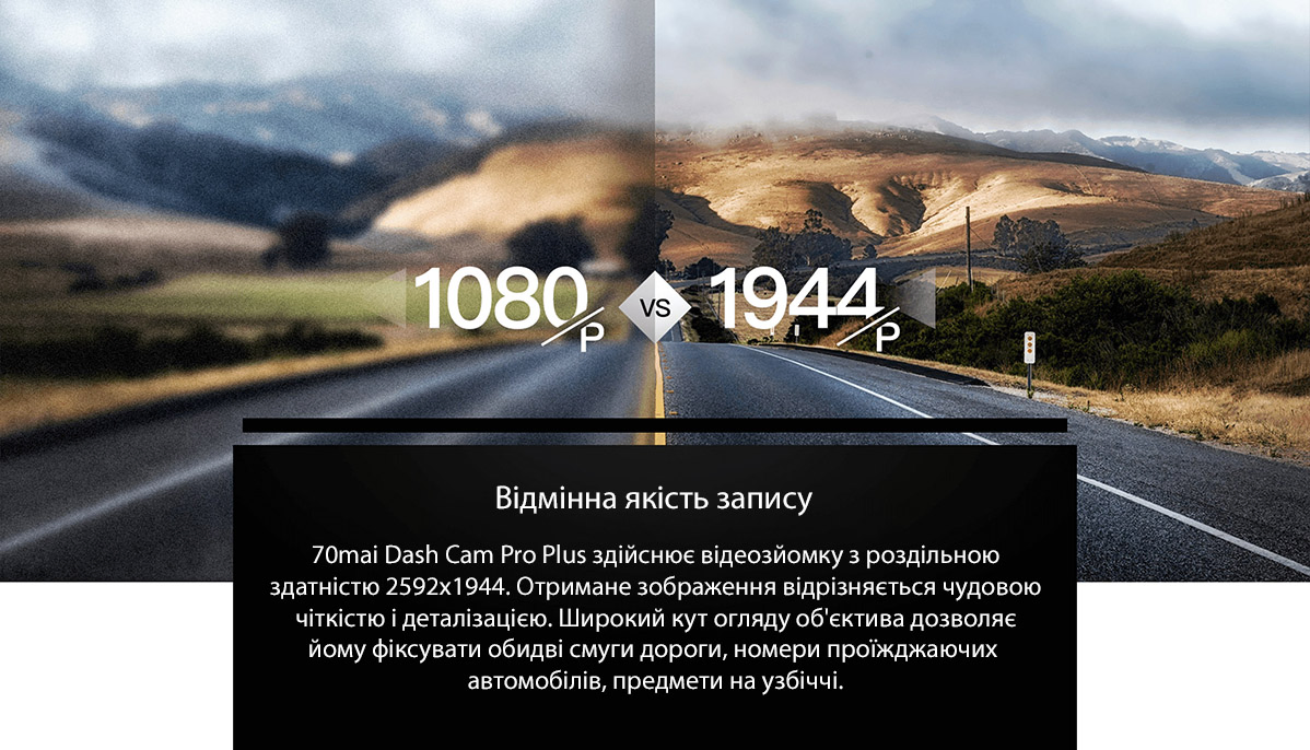 Фото 2 70mai Dash Cam Pro Plus (А500)
