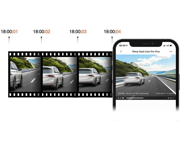 Фото 8 70mai Dash Cam Pro Plus (А500)
