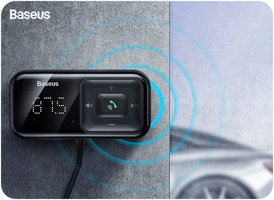 Фото 1 Baseus T typed S-16 wireless MP3 car charger