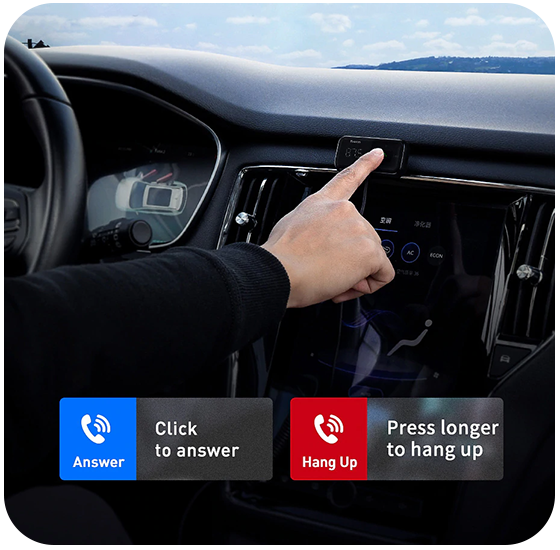 Baseus T typed S-16 wireless MP3 car charger Black microSD Bluetooth