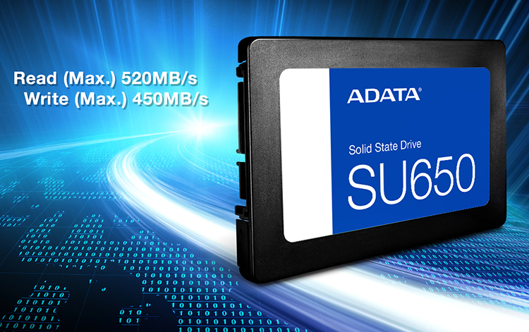 SSD-накопитель ADATA Ultimate SU650 512GB 2.5
