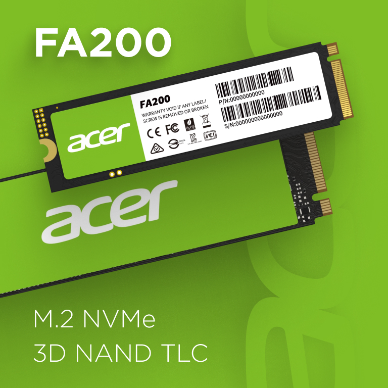 SSD-накопитель Acer FA200 4TB M.2 NVMe (BL.9BWWA.150) купить в